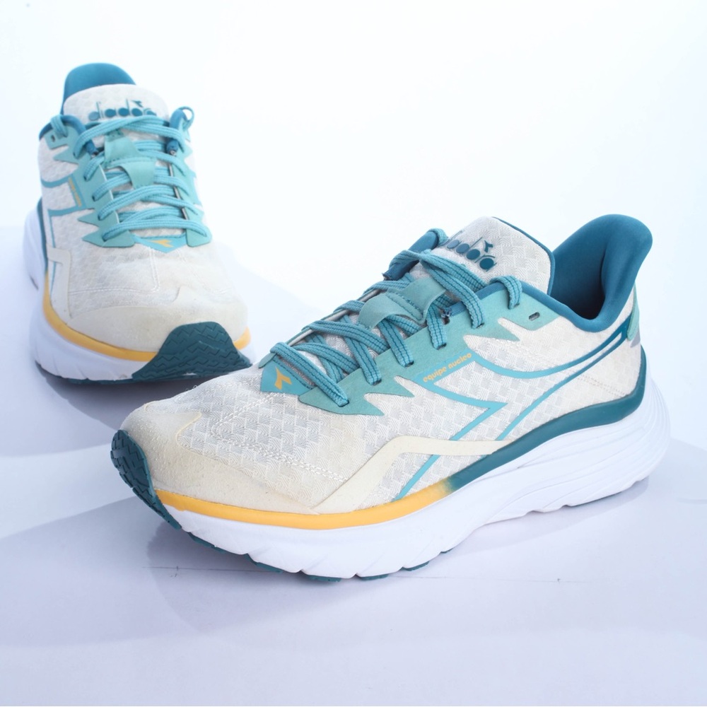 diadora Equipe Nucleo Womens Size 9.5 Off White Running Sneakers Shoes 180807-D